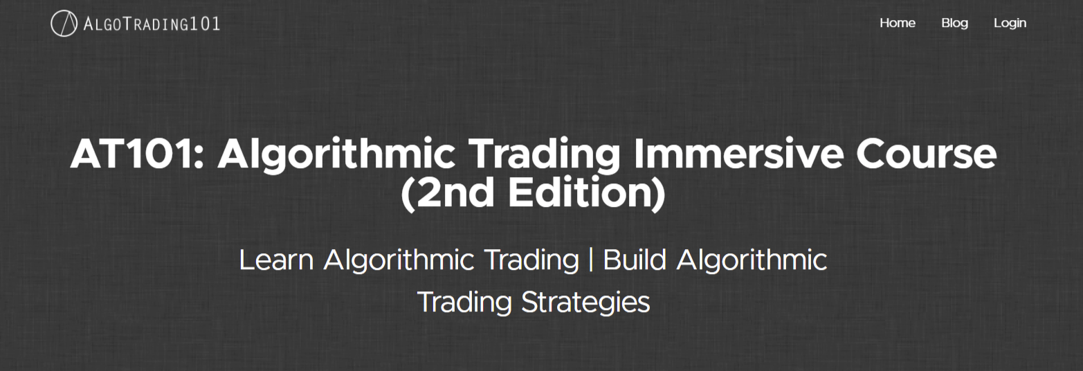 AlgoTrading101 – AT101 Algorithmic Trading Immersive Course (1)