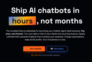 Build AI chatbots in hours not months - ChatRAG