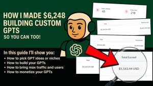 GPTs Money Blueprint - Make Money with GPTs - ChatGPT Store Monetization System Kit