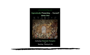 John Overdurf - Hypnotically Presenting Master Class