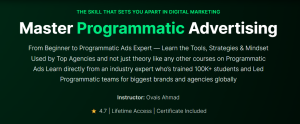 Senator We Run Ads - Programmatic Advertising Course