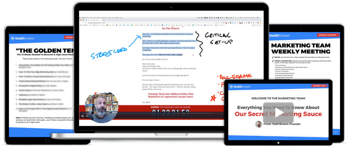 Todd Brown – Stage 5 Direct Response Marketing Masterclass + Bootcamp Recordings Todd Brown – Stage 5 Direct Response Marketing Masterclass + Bootcamp Recordings