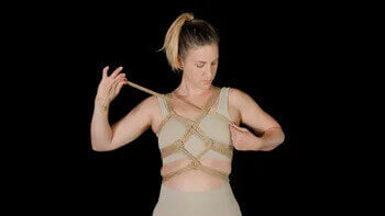 Shibari Study – Self-Tying